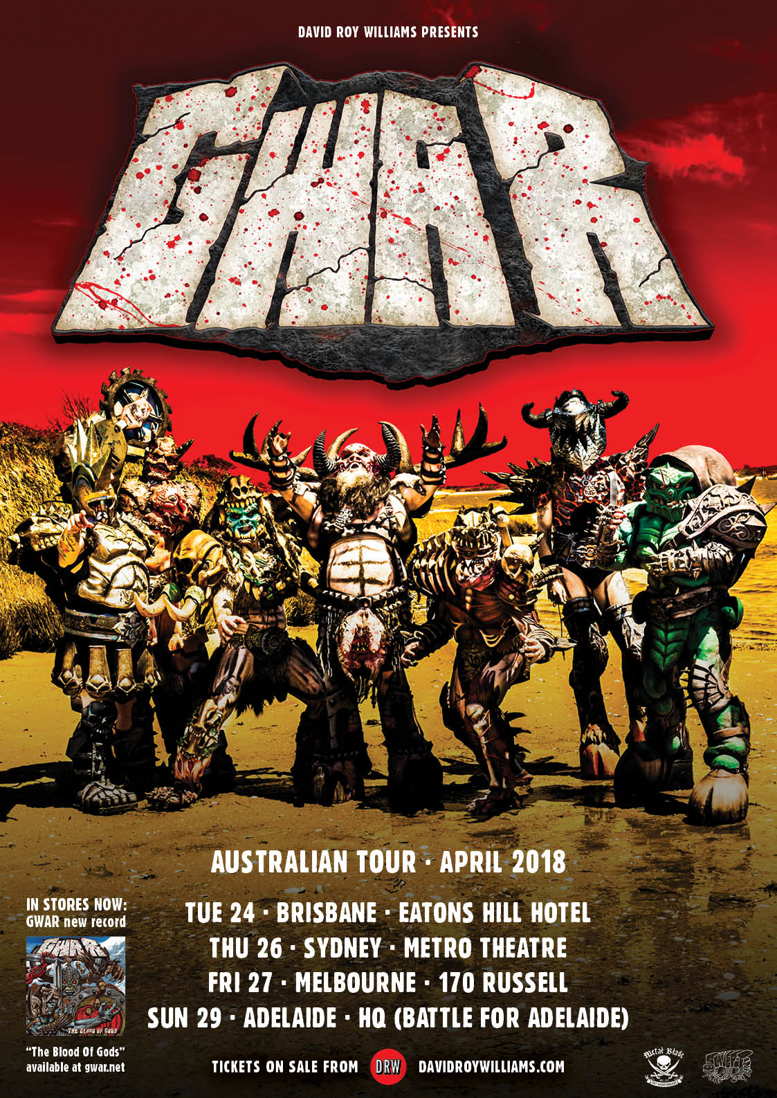 GWAR Announce Australian Tour Across The Ocean