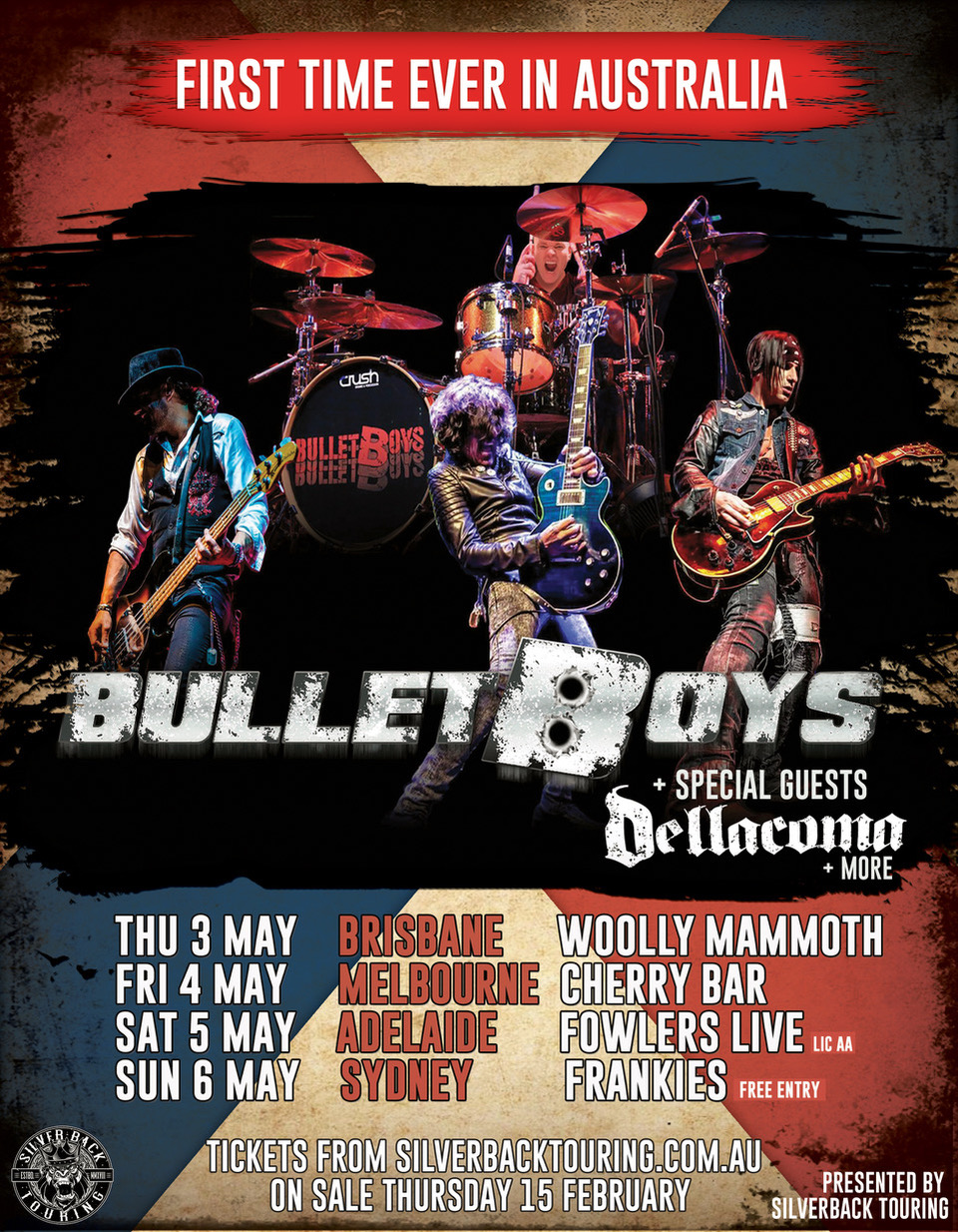 Bulletboys Australian Tour May 2018 Across The Ocean