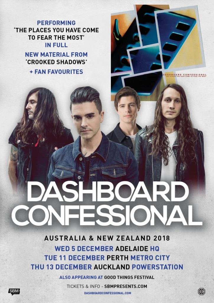 Dashboard Confessional Announce Oz/NZ Shows Across The Ocean