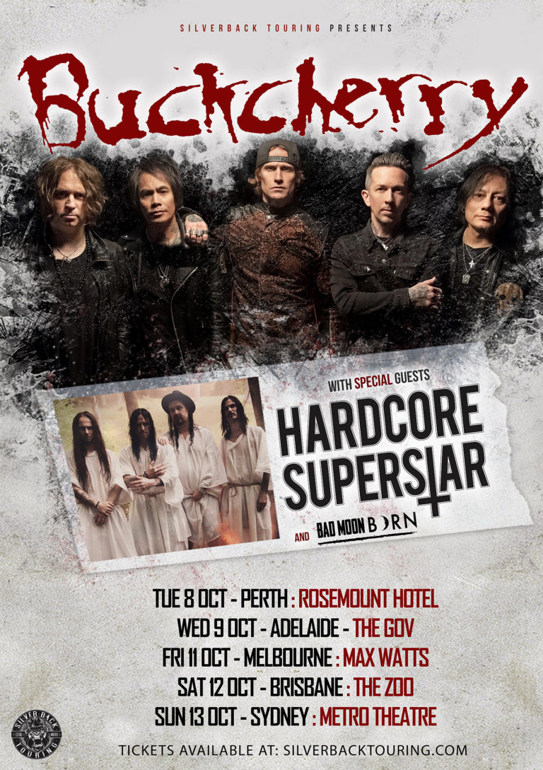 Buckcherry Announce Australian Tour Across The Ocean