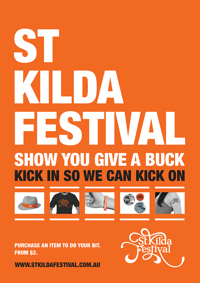 Show You Give A Buck For The St Kilda Festival