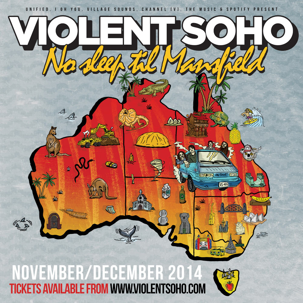 Violent Soho Announce 23 Date ‘No Sleep Til Mansfield’ Tour