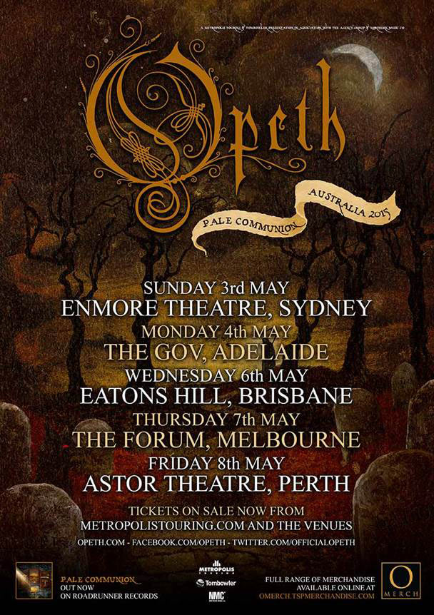 Opeth Announce Australian Tour