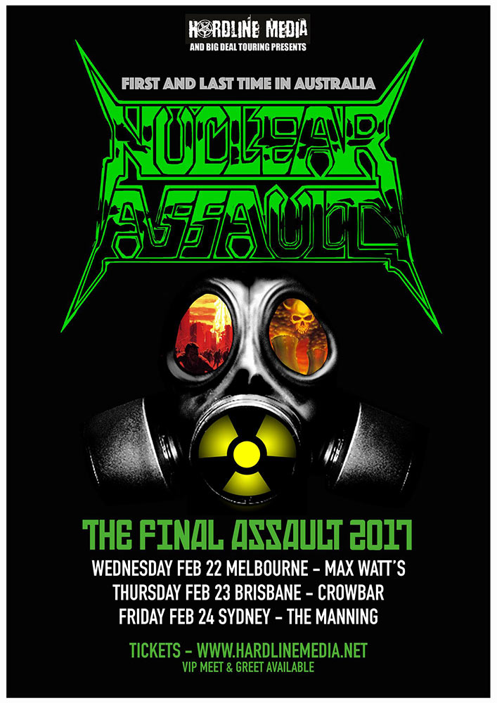 Nuclear Assault Announce Australian Tour 2017