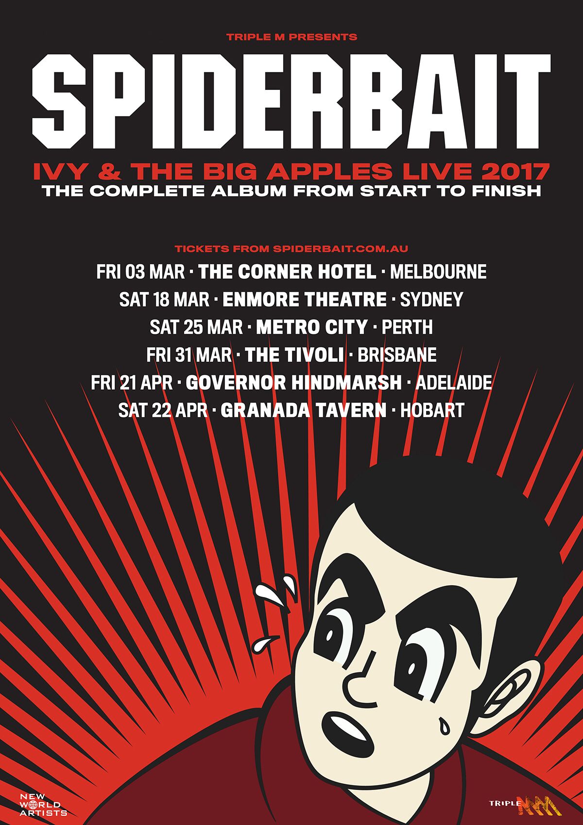 Spiderbait Ivy And The Big Apples Tour