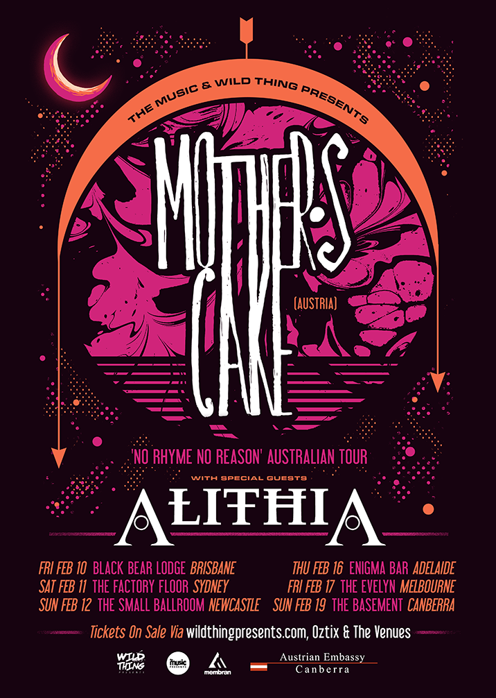 Mother’s Cake Announce ‘No Rhyme No Reason’ Oz Tour