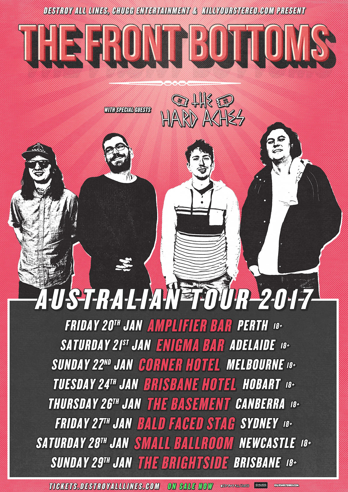 The Front Bottoms Australian Tour Supports Announced