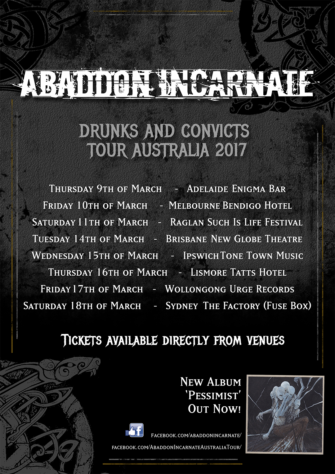 Abaddon Incarnate Announce Australian Tour