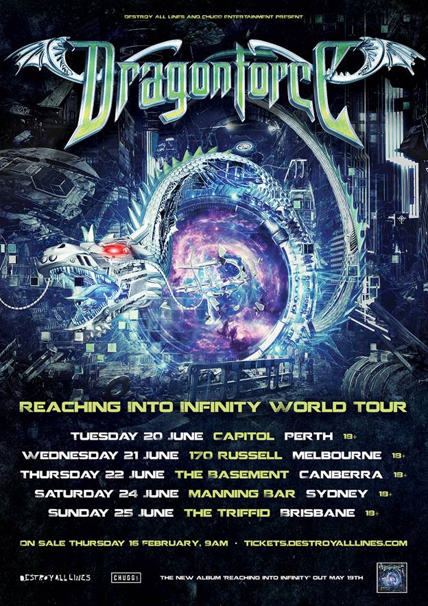 Dragonforce Announce Australian Tour
