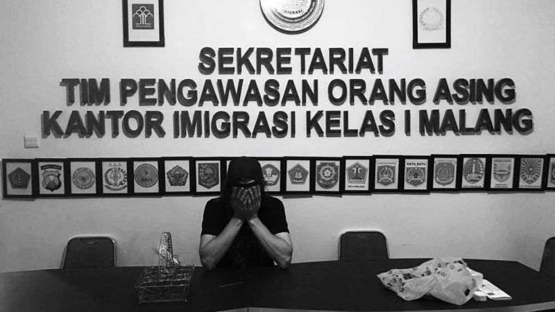 Flaming Wrekage Held By Corrupt Officials In Indonesia