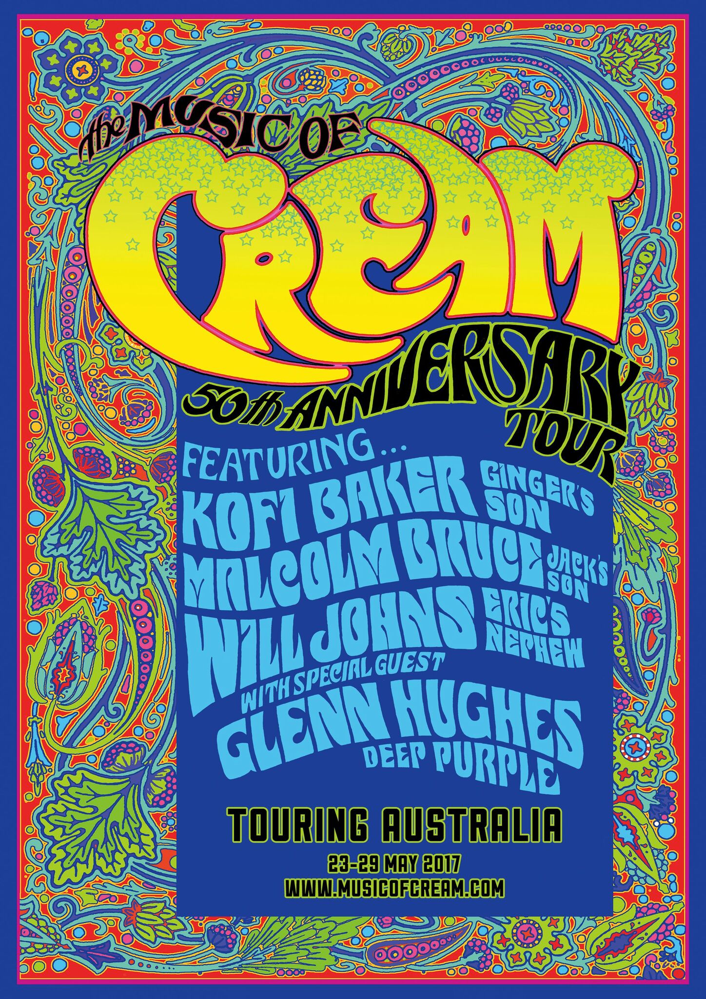 The Music Of Cream 50th Anniversary Tour