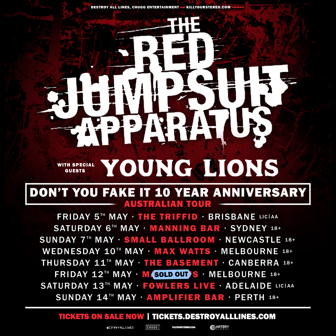 The Red Jumpsuit Apparatus 2nd Melb Show