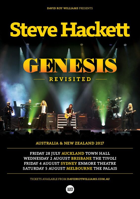 Steve Hackett Announces “Genesis Revisited” Australia/NZ Tour