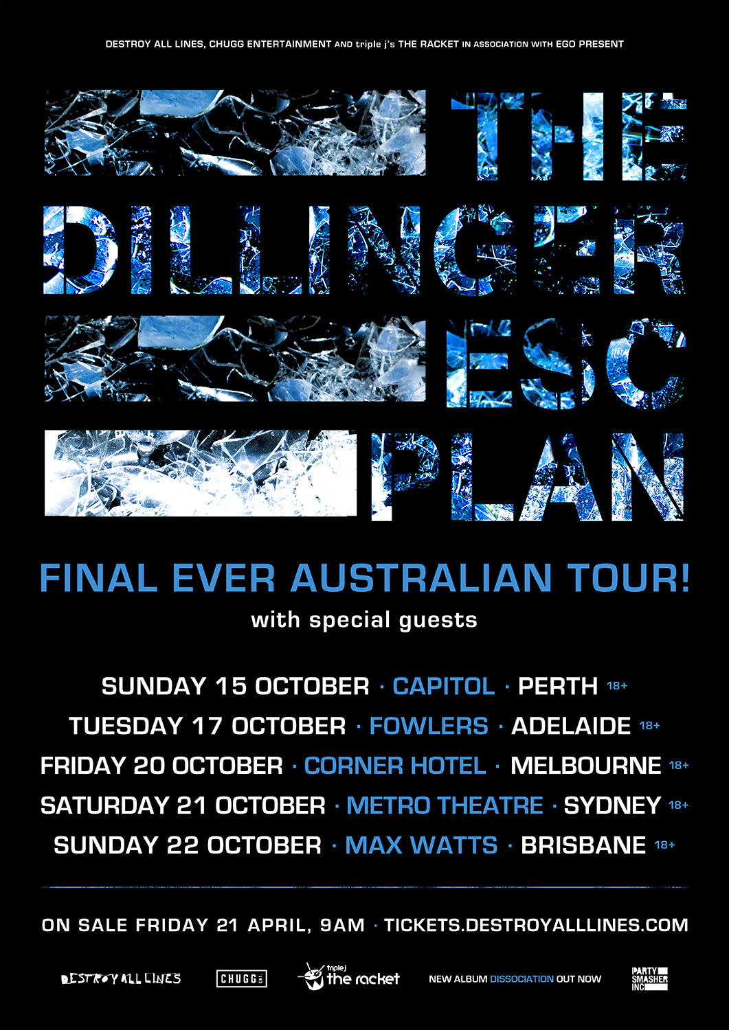 The Dillinger Escape Plan Final Ever Australian Tour