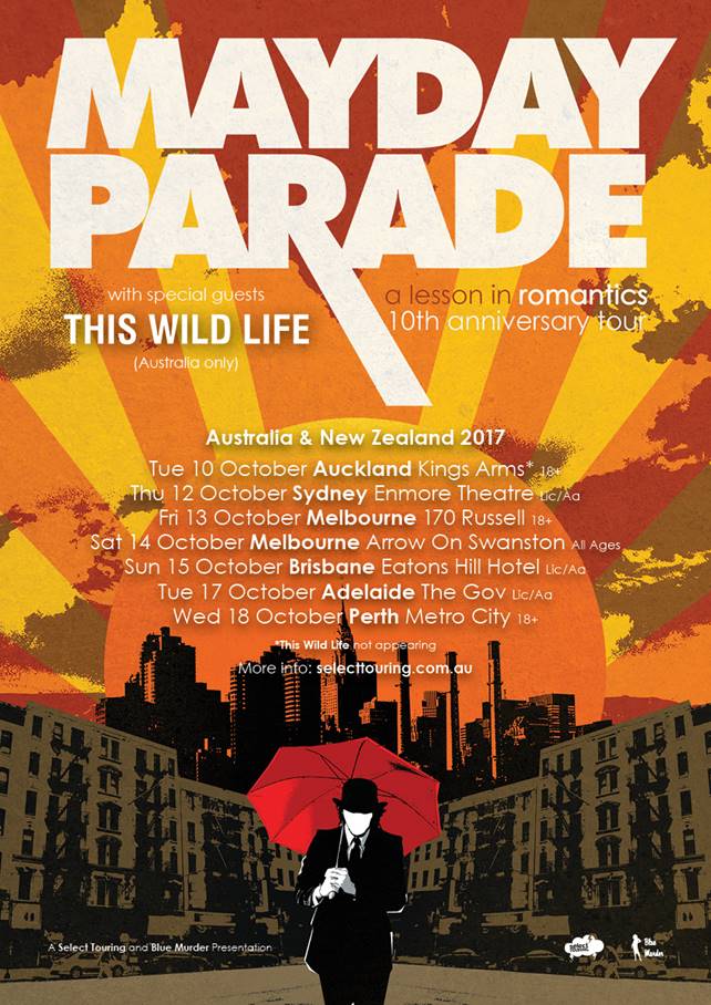Mayday Parade “A Lesson In Romantics” 10 Year Anniversary Tour
