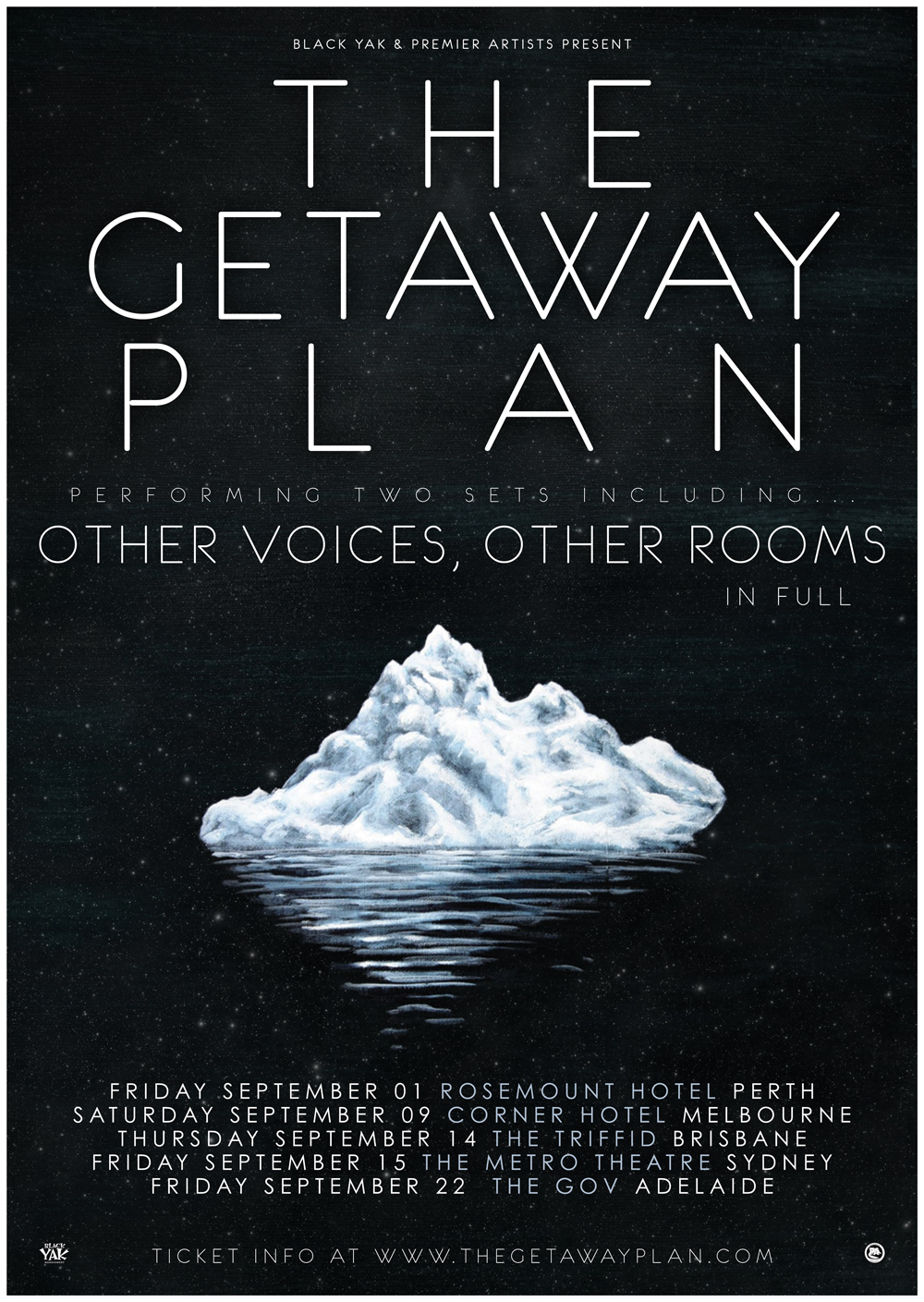 The Getaway Plan “Other Voices, Other Rooms” Tour