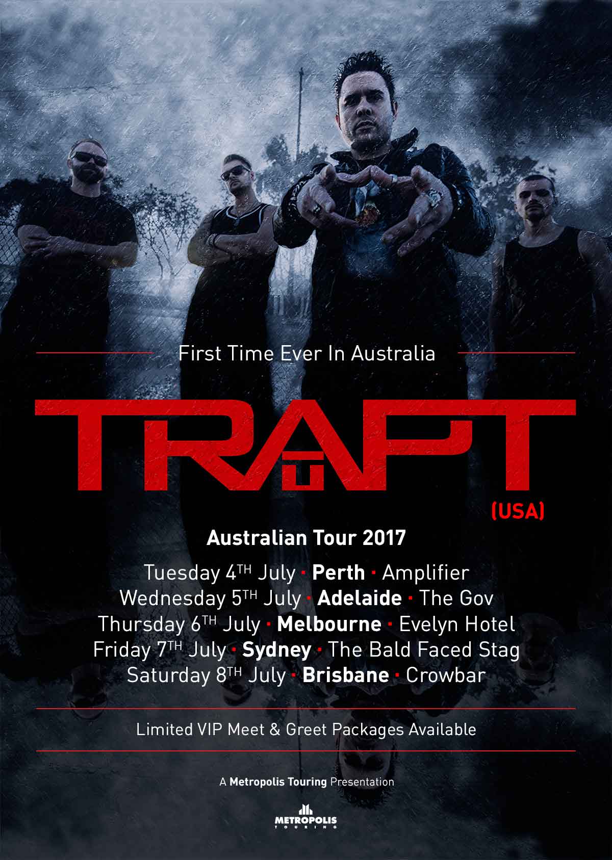 Trapt Announce First Ever Australian Tour