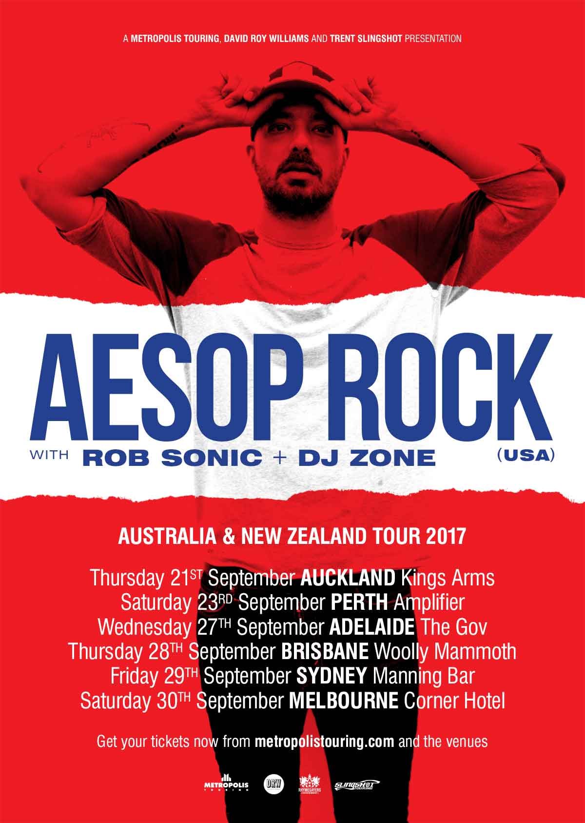 Aesop Rock Announce Australian/NZ Tour
