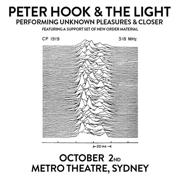 Peter Hook & The Light Exclusive Sydney Show