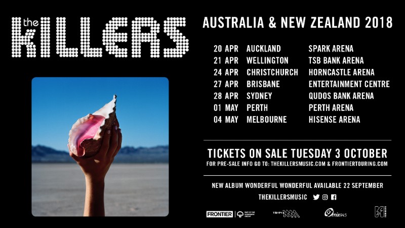 The Killers Announce Their Biggest Oz/NZ Tour