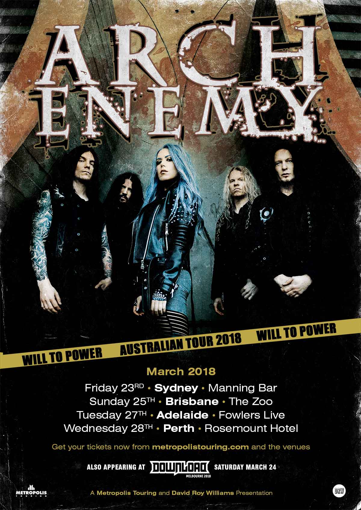 Arch Enemy Announce Australian Headline Dates