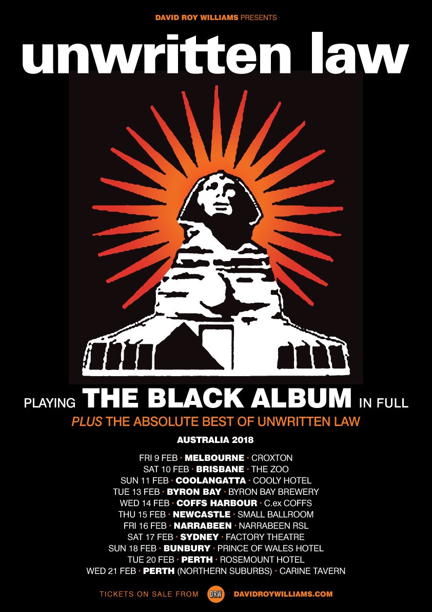 Unwritten Law Announce The Black Album 20th Anniversary Oz Tour