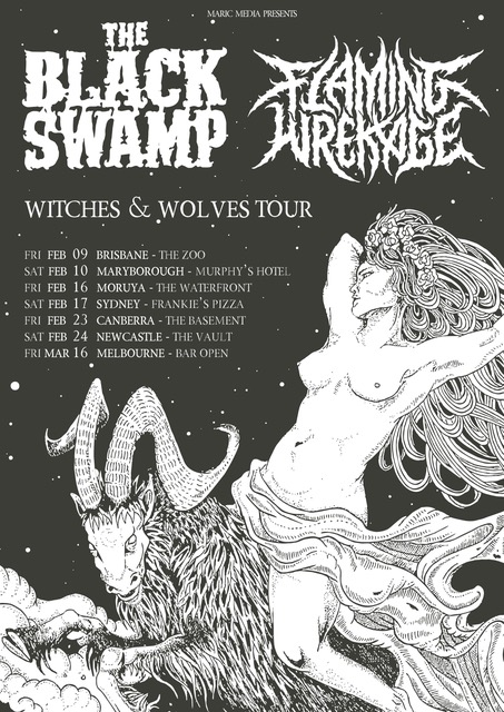 The Black Swamp & Flaming Wrekage Announce Tour