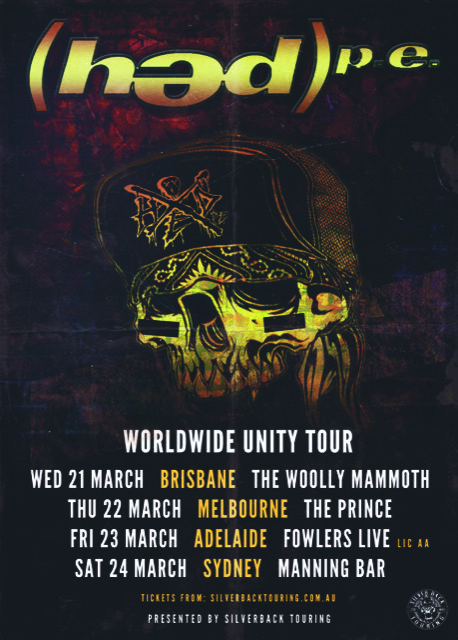 (hed) p.e. Worldwide Unity Tour Australia March 2018