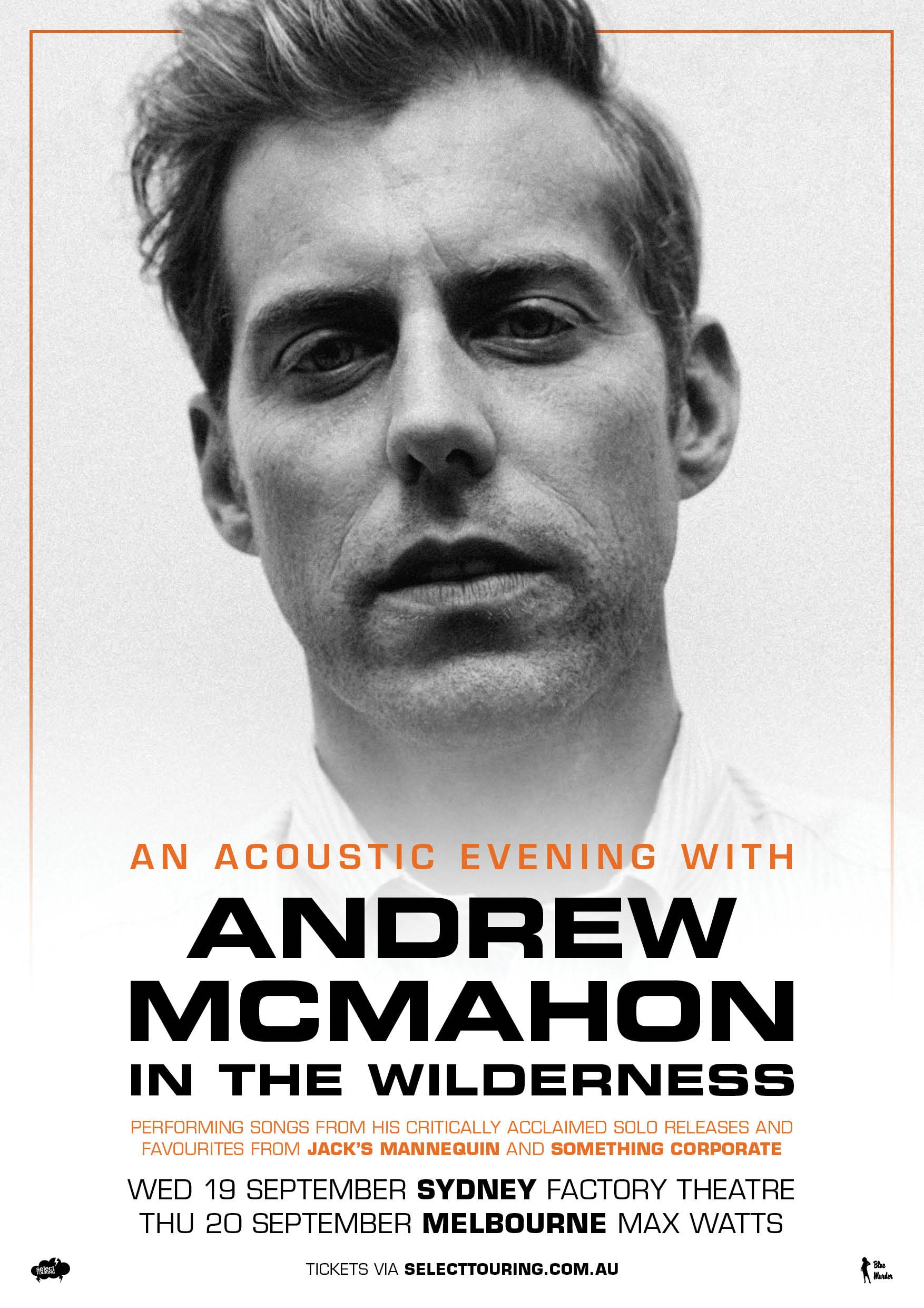 Andrew McMahon In The Wilderness Acoustic Shows