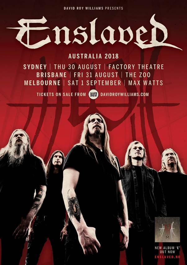 Enslaved Announce Australian Tour