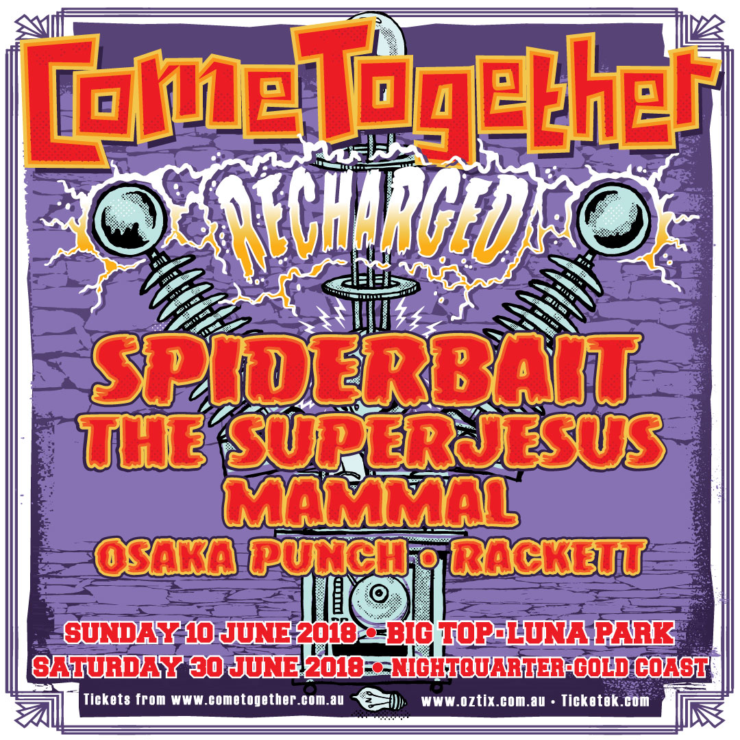 Spiderbait, The Superjesus & Mammal Come Together Recharged