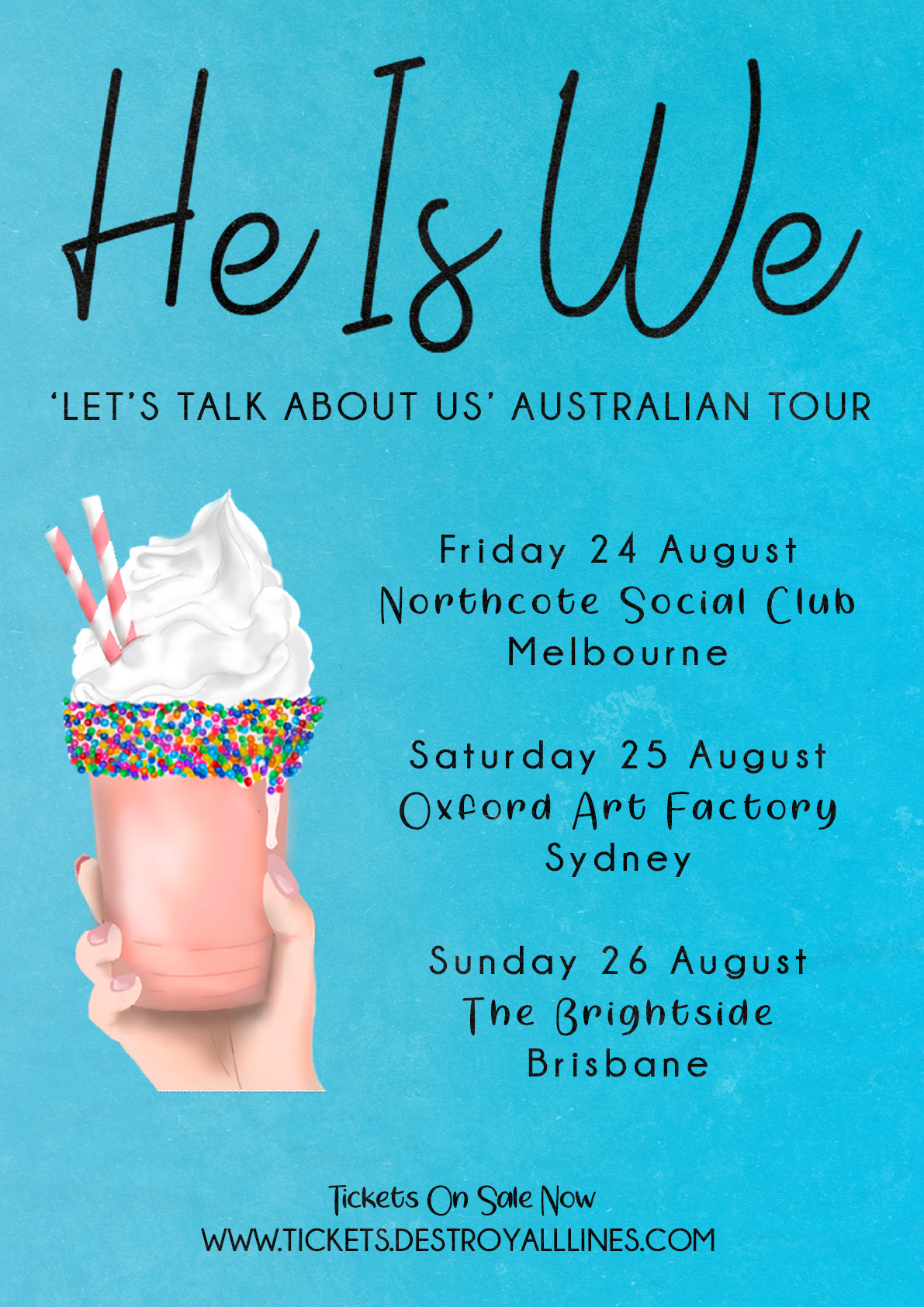 He Is We Announce Debut Oz Tour