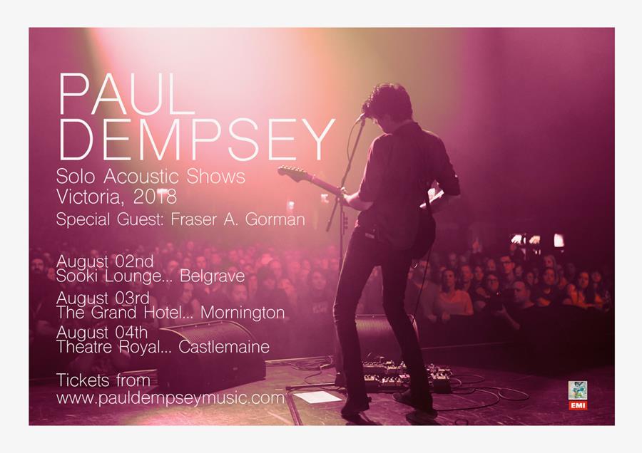 Paul Dempsey Victorian Solo Shows