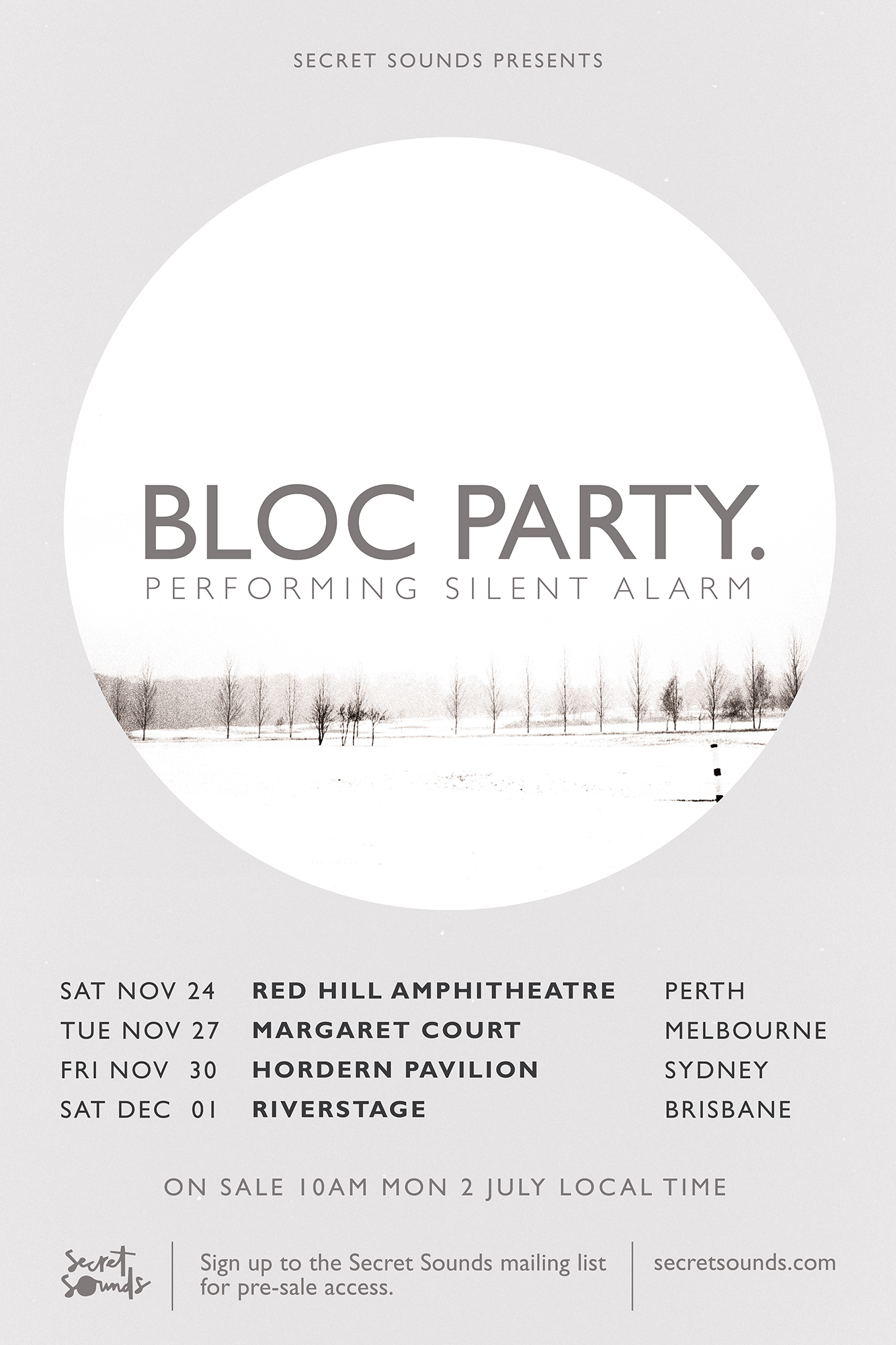 Bloc Party Performing Silent Alarm Oz Tour 2018