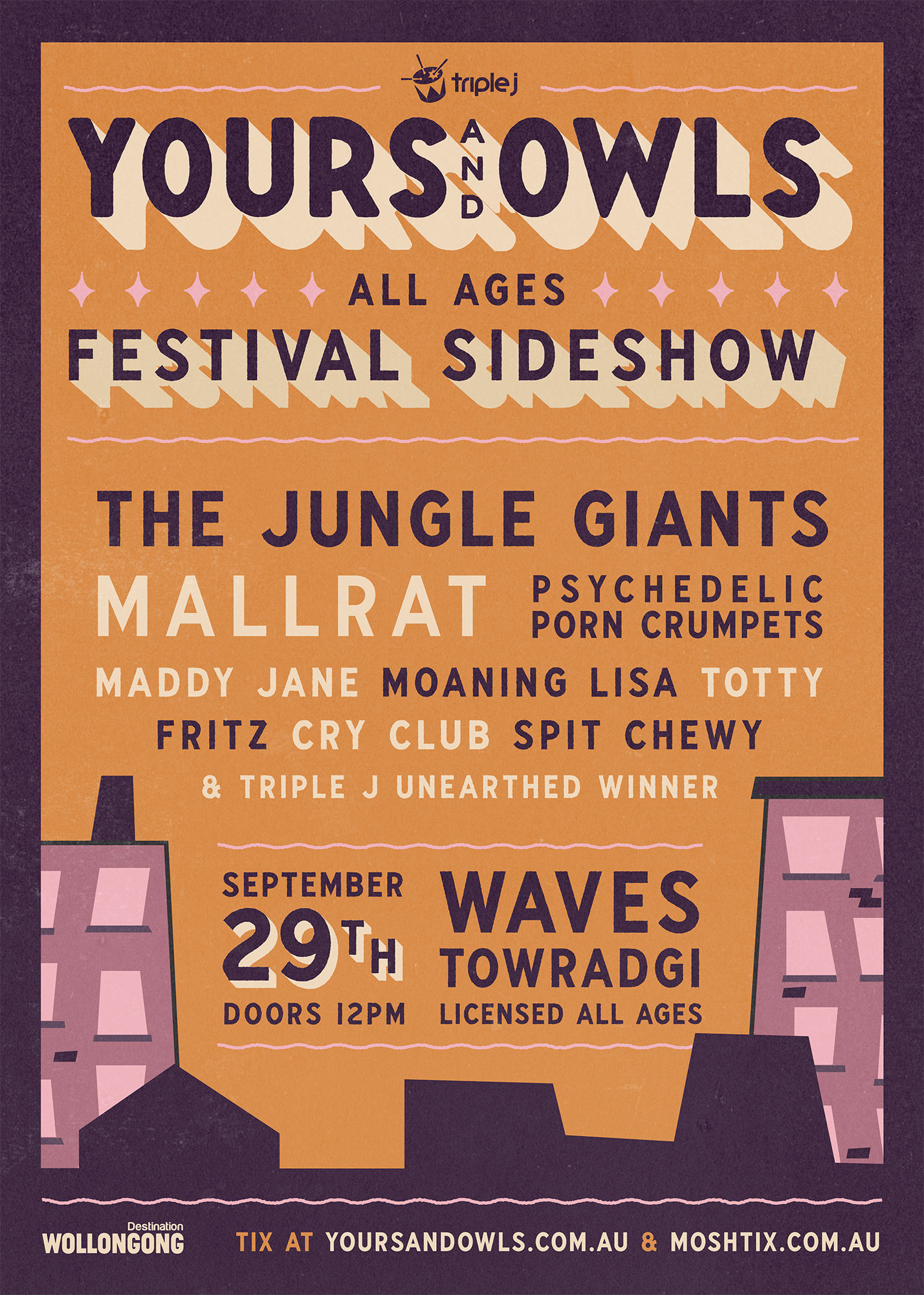 Yours & Owls Festival 2018 Announces Huge All Ages Sideshow