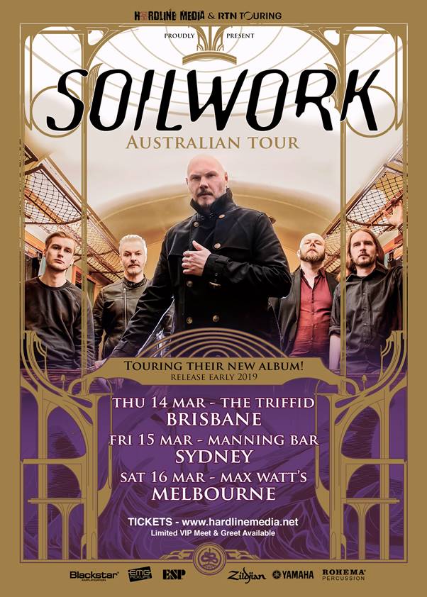 Soilwork Announce Australian Tour