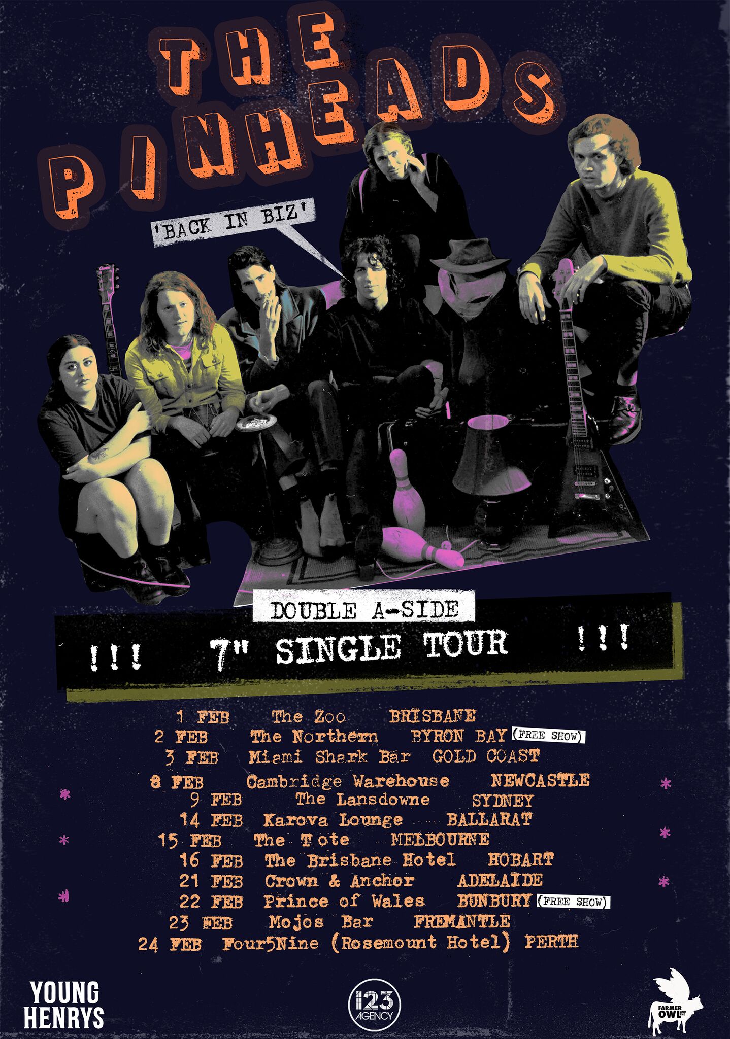 The Pinheads Announce 2019 Oz Tour