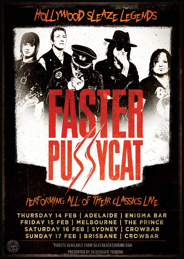 Faster Pussycat Announce 2019 Australian Tour