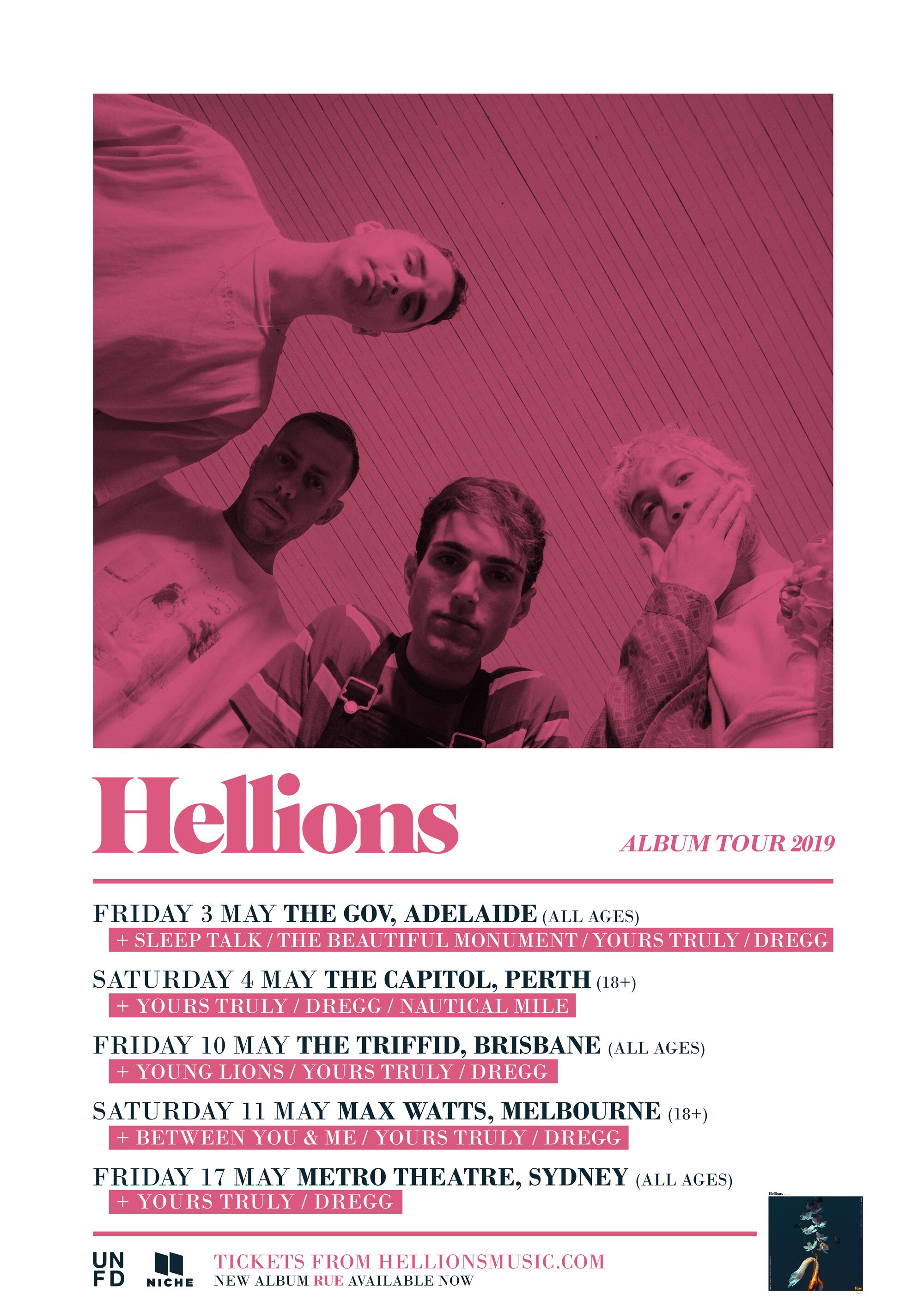 Hellions  2019 Australian Tour