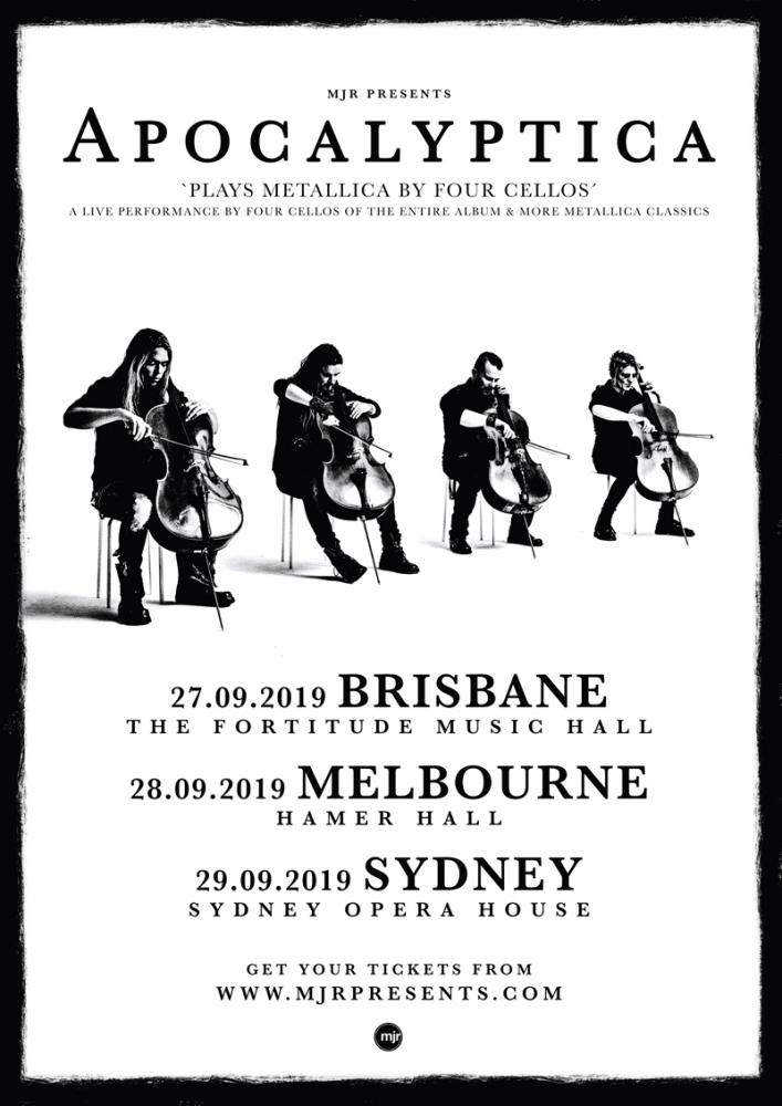 Apocalyptica Australian Tour 2019