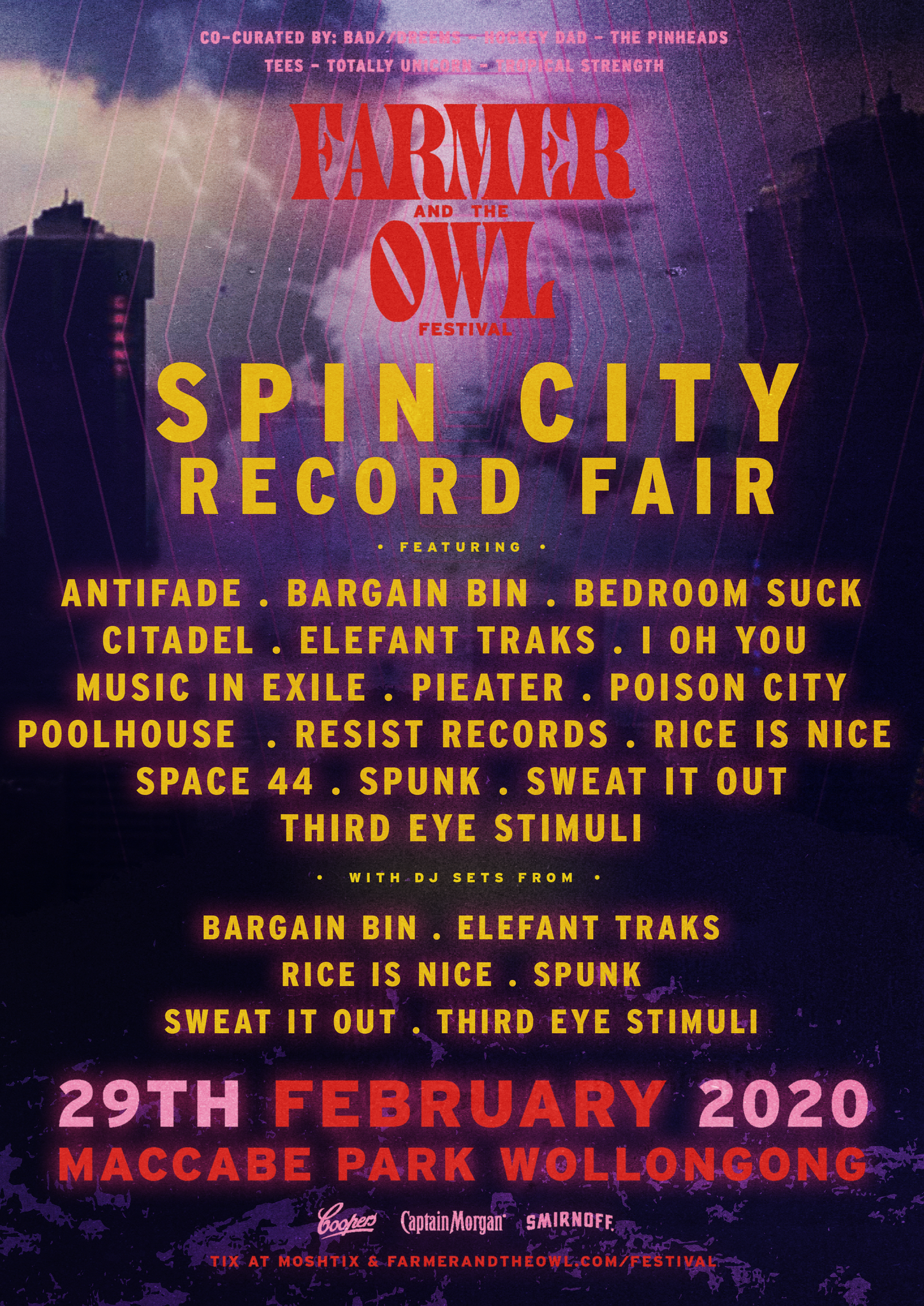 Farmer & The Owl Festival Announce Spin City Record Fair