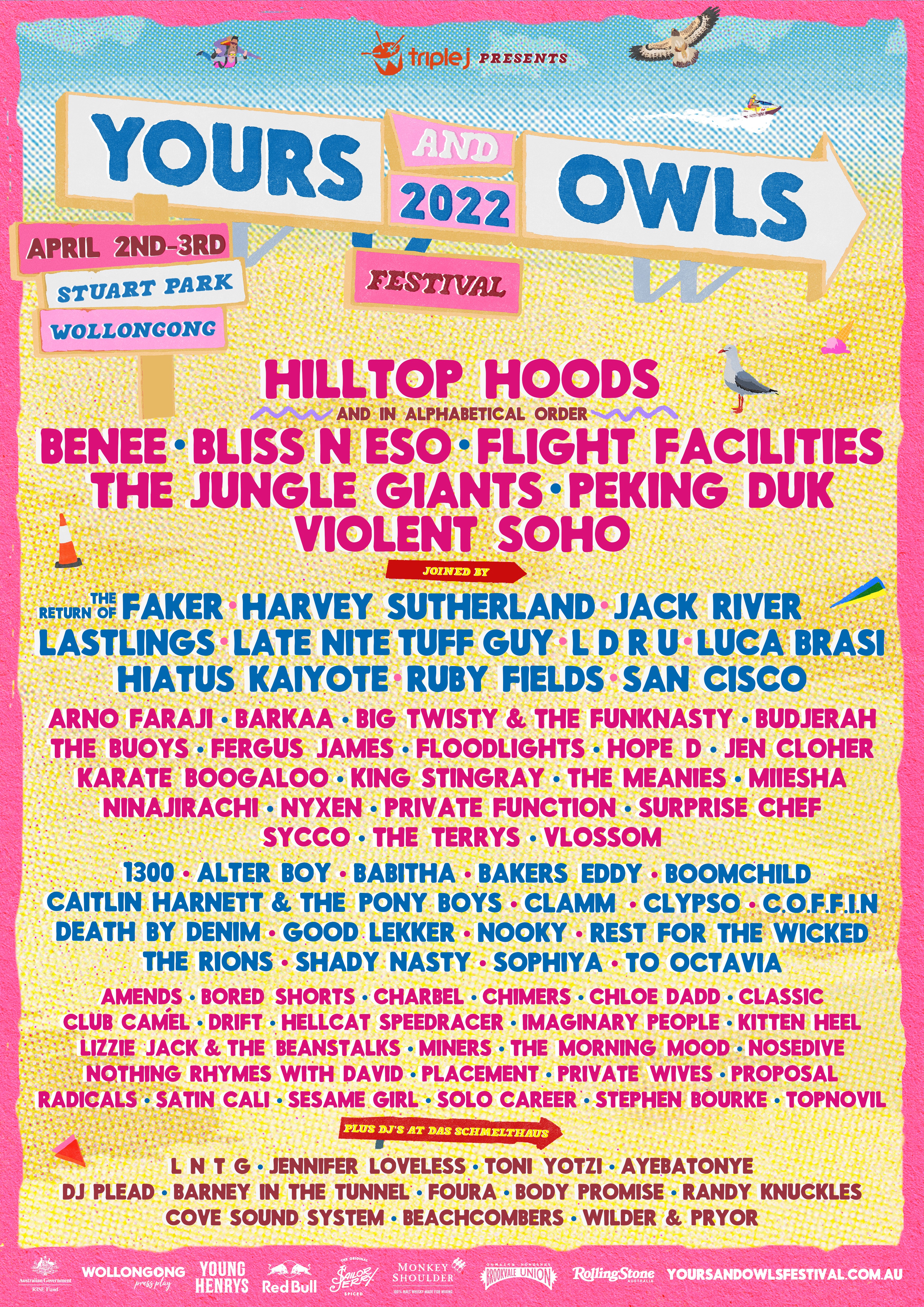 Yours & Owls Festival 2022 Line Up!