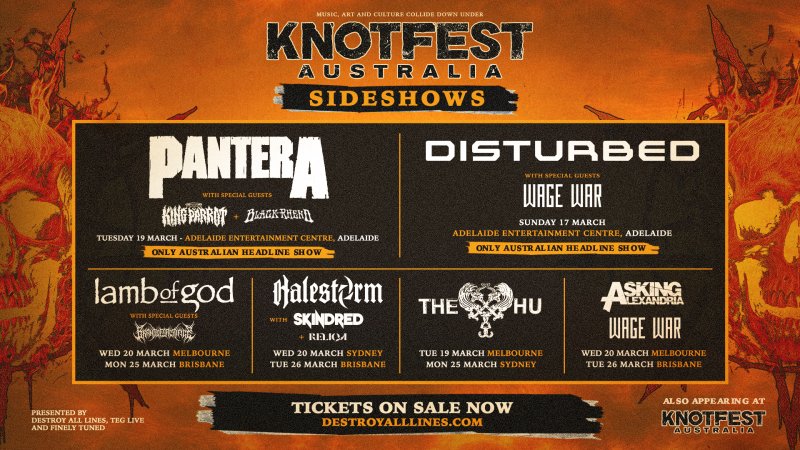 Knotfest Australia Sideshows
