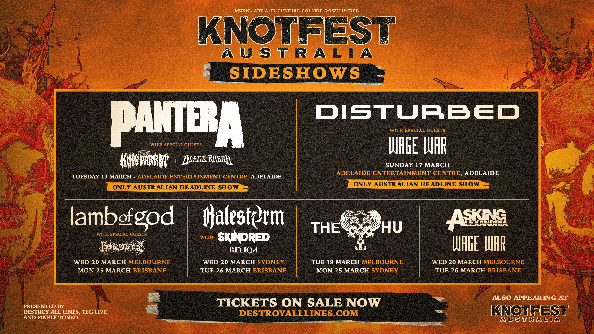 Knotfest Australia Sideshows