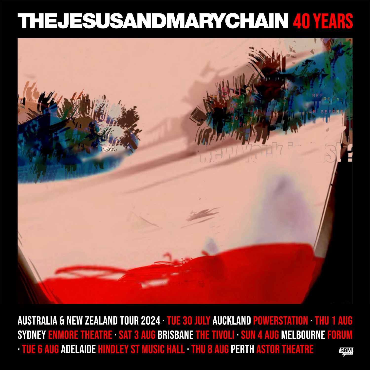 The Jesus And Mary Chain Announce ‘40 Years’ AU/NZ Tour 2024 Across