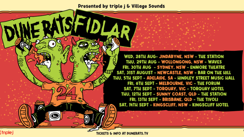Dune Rats + Fidlar Australian Tour