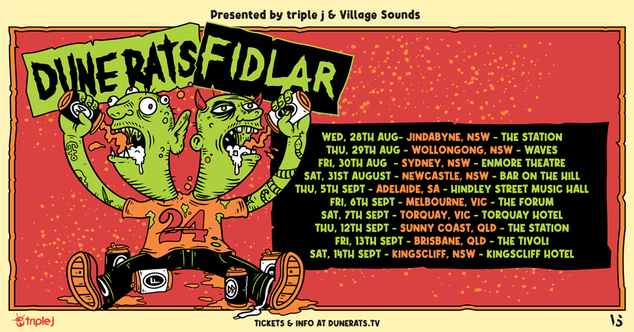 Dune Rats + Fidlar Australian Tour