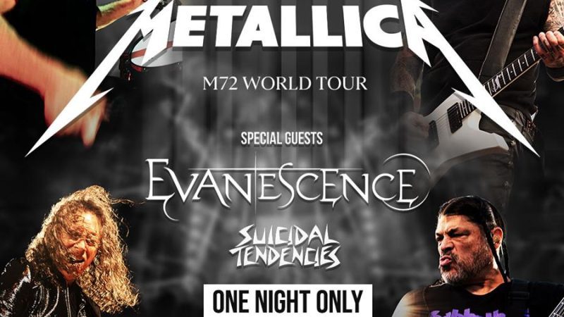 Metallica Australia/New Zealand 2025 Dates Announced