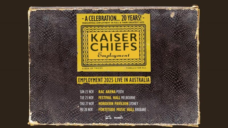 Kaiser Chiefs 2025 Oz Tour, Celebrating 20 Years of Employment