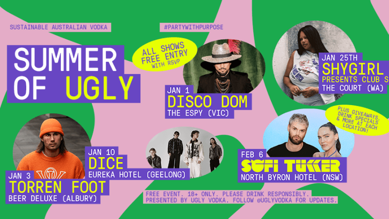 “Summer Of Ugly” Free Gig Series to Bring Life Back to Aussie Pubs